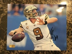 Drew Brees (calciatore NewOrleans Saints) foto 8x10 firmata a mano con certificato di autenticità - Foto 1 di 2