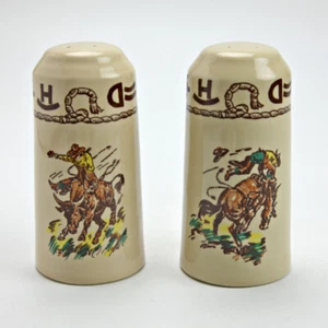 Westward Ho Salt-N-Pepper Shaker - Rodeo Wallace Cina - Foto 1 di 4