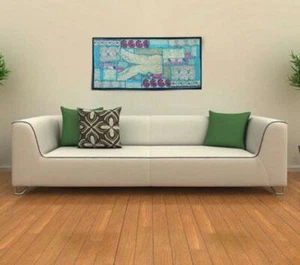 Wall Art Vintage Tapestry Indian Bohemian Embroidered Patchwork Old Hanging - Picture 1 of 6