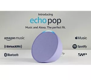 Amazon Echo Pop Smart Speaker - Lavender - Picture 1 of 7