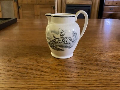 Rare Antique Copeland Spode Taking The Leap - Leaping The Brook Creamer - Image 1 of 4