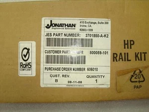 JES RACKMOUNT RAIL KIT 3701850-A-K2 800059-101 90 DAY RTB WARRANTY - Picture 1 of 1