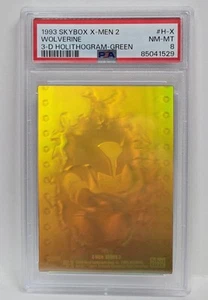 PSA 8 1993 Skybox X-Men 2 Wolverine 3D Holithogram Green FREE SHIP (25) - Picture 1 of 2