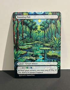 MTG - Piscina de cría - Estilo Van Gogh - Tarjeta para EDH y prueba de juego - Imagen 1 de 1