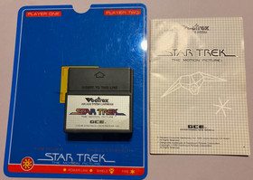 Vectrex Star Trek Motion Picture Game Cartridge With Manual & Overlay