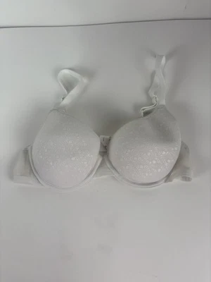 Hanes White Lightly Lined Wireless Bra Womens Size 36B - Image 1 of 4