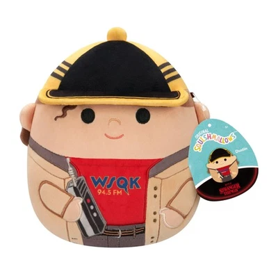Squishmallows Original “Stranger Things” 8-Inch Dustin Plush - Official Jazwares
