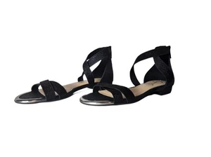 Gebrauchte schwarze Sandalen mit Absatz Jessica Simpson Aimlee Damengröße 7,5 - Bild 1 von 6