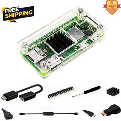 Raspberry Pi Zero 2 W Case Kit with Raspberry Pi Zero 2 W Case Power Supply - Image 1 of 4