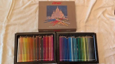 Lápices pastel Conté à Paris - Juego de 48 - Colores surtidos - Usados, completos Foto 1 de 4