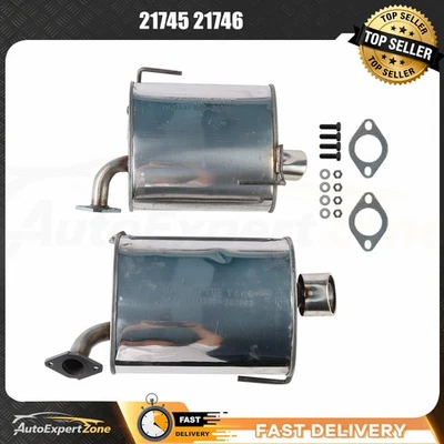 Pair of Exhaust Muffler fits: Subaru 2009-2013 Forester & 2008-2011 Impreza 2.5L - Image 1 of 4