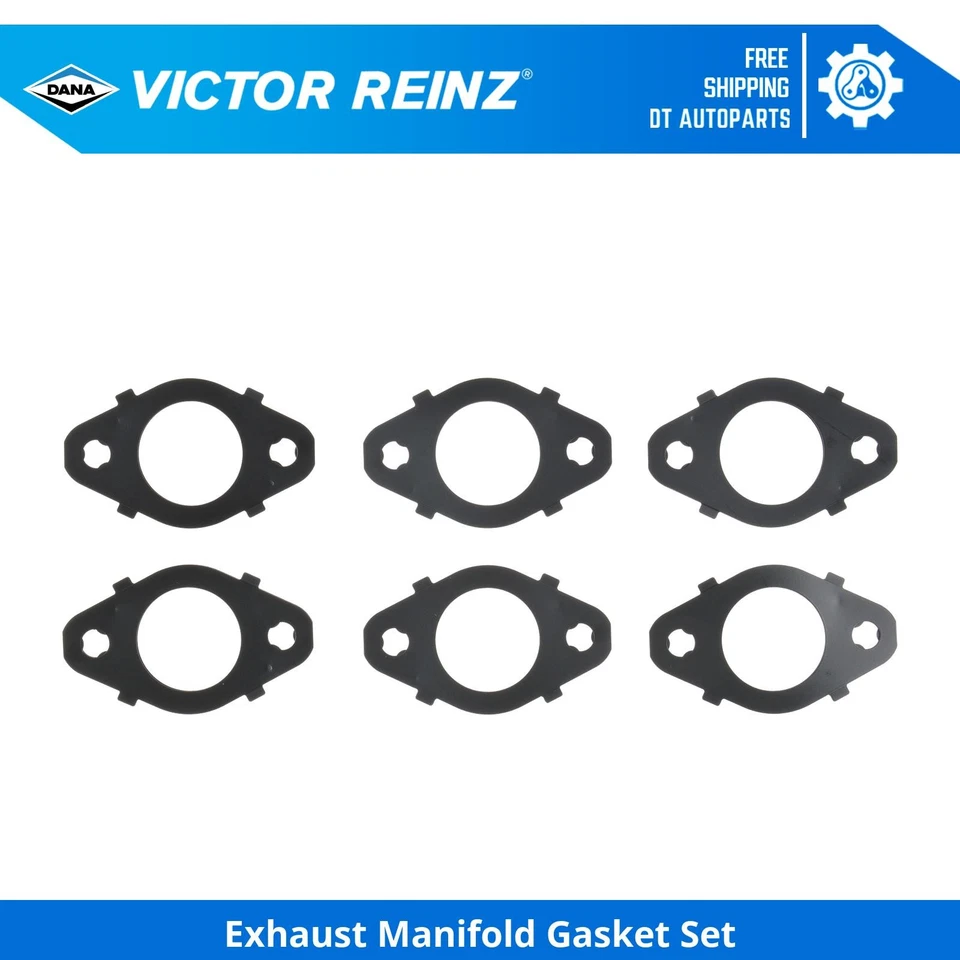 Conjunto de junta coletor de escape Victor Reinz 2009 para 2008-2010 Dodge Ram 4500 - Imagem 1 de 1