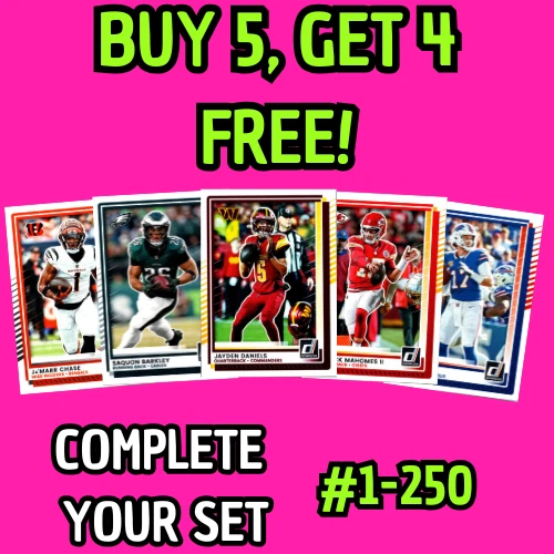 2025 Panini Donruss 🏈 BASE #1-250 You Pick and Complete a Set! - Image 1 of 1