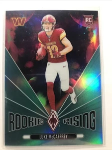 Luke McCaffrey 2024 Phoenix #RR-LMC ROOKIE RC RISE AQUA PRIZM/40 - Imagen 1 de 2