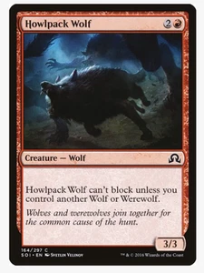 Howlpack Wolf - SOI (x4) PLAYSET MtG Magic the Gathering NM/LP - Picture 1 of 1