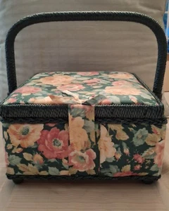 Vintage Sewing Basket - Picture 1 of 4