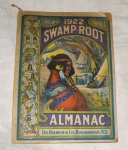 Sumpfwurzelalmanach Dr. Kilmer & Co ALMANACH 1922 Nieren Samen Pflanzunfälle - Bild 1 von 4