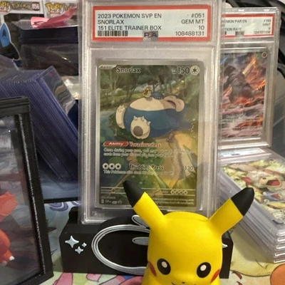 Snorlax 051 Sv: Scarlet & Violet Promo Cards Holo PSA 10  - Image 1 of 2