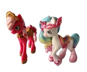 Set 2 Shopkins CUTIECORN Einhorn & Prinzessin Welpe Happy Places Figuren lose  - Bild 1 von 14