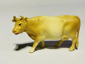 Vintage USA Dupont Viscoloid Company Celluloid Hollow Plastic Cow 1901-1930s 4" - Picture 1 of 6