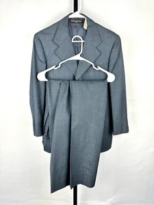 Vintage Brooks Brothers 346 1972 Union Made 42, 30 Pinstripe Blue Jacket & Pants - Picture 1 of 16