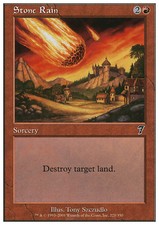 Magic the Gathering MTG Stone Rain (221) Seventh Edition   NM