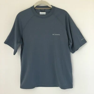 Columbia Shirt Mens Small Gray Sportswear Omni-Shade Crew Neck Short Sleeve - Picture 1 of 11