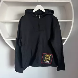 Men's KENZO PARIS Dragon Black Hoodie Size M - Picture 1 of 7