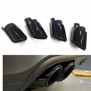 Car Rear Bumper Exhaust Pipe Muffler Tips For Porsche Macan S 3.0L 2014-2023 15 - Picture 1 of 7