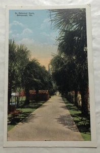 Colonial Park, Savannah, Georgia. Postcard (T2) - Picture 1 of 2