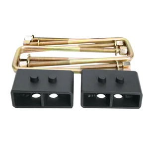 For 2004-2020 Ford F-150 2" Rear Leveling Lift Kit W/ Block & Extended U Bolts - Imagen 1 de 6