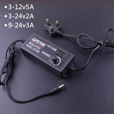 Einstellbar Steckernetzteil Adapter Schaltnetzteil Trafo 3-12V5A/3-24V2A/9-24V3A