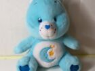 Vintage Care Bears Bedtime Sleepy Bear 8" Blue Moon Star 2002 Stuffed Plush