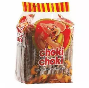 Choki Choki Chocolate Cashew Paste Pack of 100 Mini-Stick Snacks Good for Kids - Picture 1 of 4
