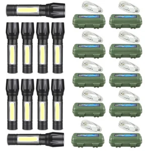 950000000 Lumen Super Bright LED Tactical Flashlight USB Rechargeable Work Light - Picture 1 of 28