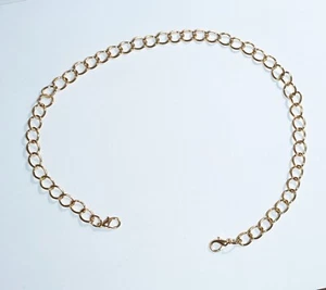 Chain Extenders for necklace Gold tone 20 pcs 17" with lobster clasp - Picture 1 of 6