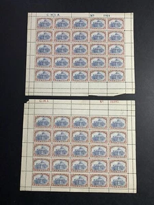 MEXICO SC#649 Full Minisheets of 25. Palace of Fine Arts. Type I / II. MNH (2X) - Picture 1 of 7
