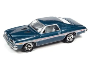 PONTIAC Le Mans GT - 1973 - bluemetallic - Johnny Lightning 1:64 - Foto 1 di 6
