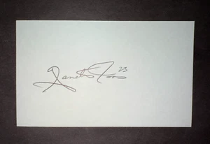 Garret Jones, TWINS (2007 Debut) SIGNED 3x5 Index Card (HS) - Bild 1 von 1