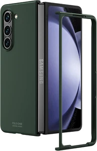 Green Case for Samsung Galaxy Z Fold 5 - Polycarbonate Cover Matte Skin Design - Picture 1 of 8
