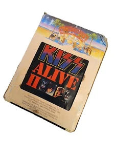 KISS 8-TRACK TAPE ALIVE II Casablanca NBL8-7076 set of 2 Complete w Box - Picture 1 of 9