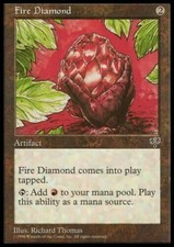 1x FIRE DIAMOND - Mirage - MTG - Magic the Gathering - NM