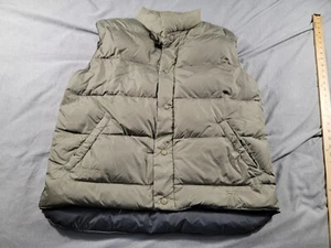 Mens Cabela’s Premier Northern Goose Down 650 Light Green Full Zip Vest Medium - Picture 1 of 10