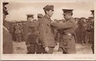 Decorating a Canadian Soldier On Field of Battle #25 Daily Mail Postcard H28