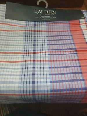 Ralph Lauren Alden Plaid Patriotic Red White & Blue Table Runner 15x72 - Image 1 of 2