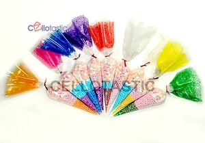 Cone Cellophane Bags | Various Sizes | Sweet Party Favour Display *TOP QUALITY* - Picture 1 of 11