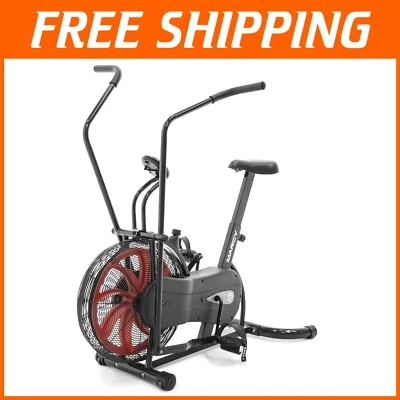 Air-Resistance Exercise Fan Bike with Dual Action Handlebars - Full-Body Workout - Image 1 of 4