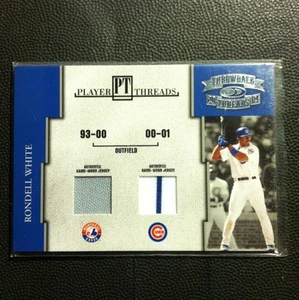 2004 Throwback Threads Dual Jsy Game Used Rondell White - Picture 1 of 1