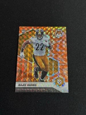 2021 Panini Mosaic - Rookies Mosaic Reactive Orange Prizm #313 Najee Harris (RC) - Image 1 of 2