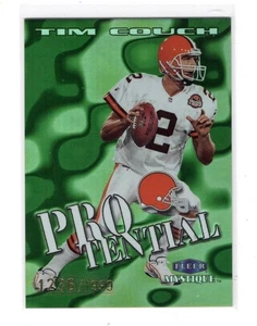 1999 Fleer Mystique ProTential #1236/1999 Tim Couch #1 Rookie Insert - Picture 1 of 1